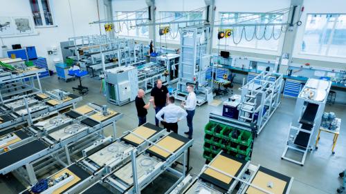 Fertigungshalle der SCHUMA Maschinenbau GmbH