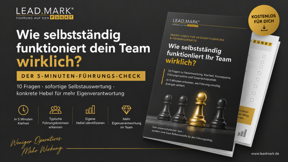 Wie selbstständig funktioniert dein Team wirklich?
