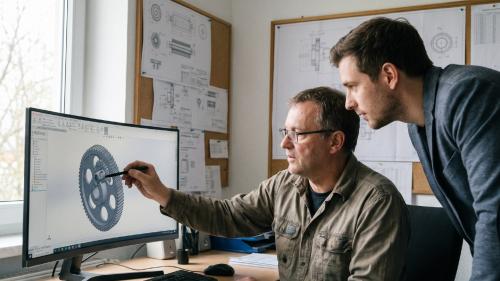 Maschinenbau: Konstruktion und Erprobung sind oft förderfähige Entwicklung.