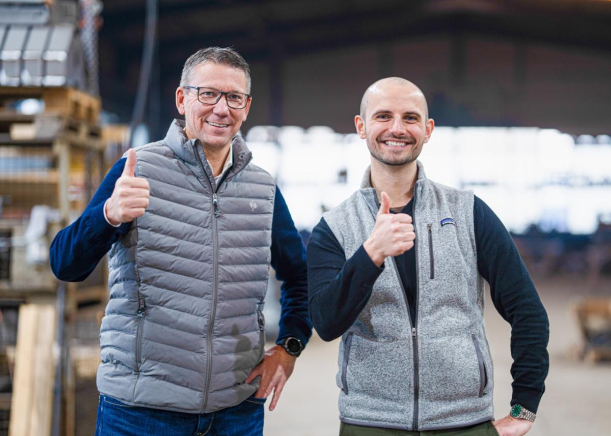 Michael Bendl in der Fertigungshalle bei Magg Metallbau in Ulm
