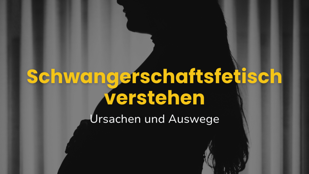 Silhouette einer schwangeren Frau, eine Darstellung des Themas Schwangerschaftsfetisch verstehen.