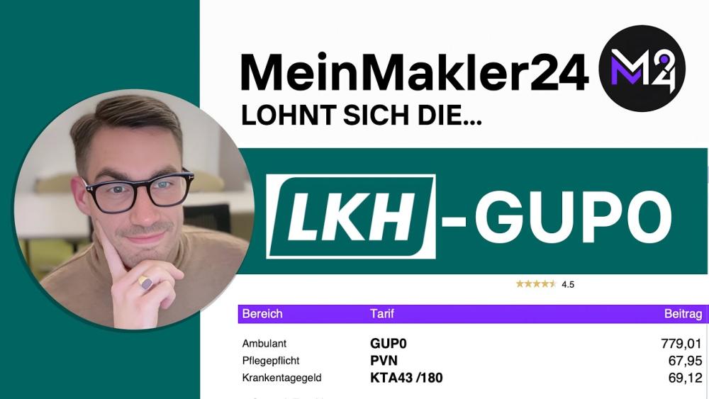 LKH GUP0 Analyse und Zusammenfassung des PKV-Tarifs