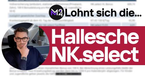 Hallesche NK Select XL Bonus Analyse, Kosten und Erfahrungen