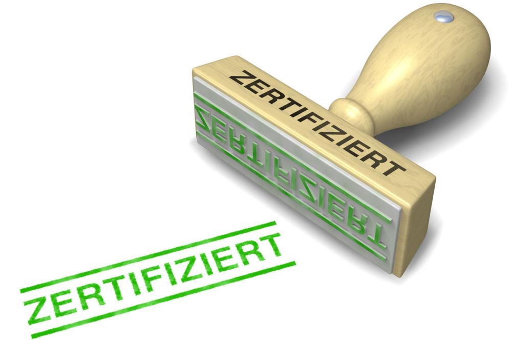 Zertifiziert - Umsatz steigt