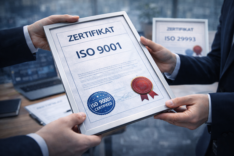 Mit ISO Zertifizierung Positionierung als Qualitätsanbieter