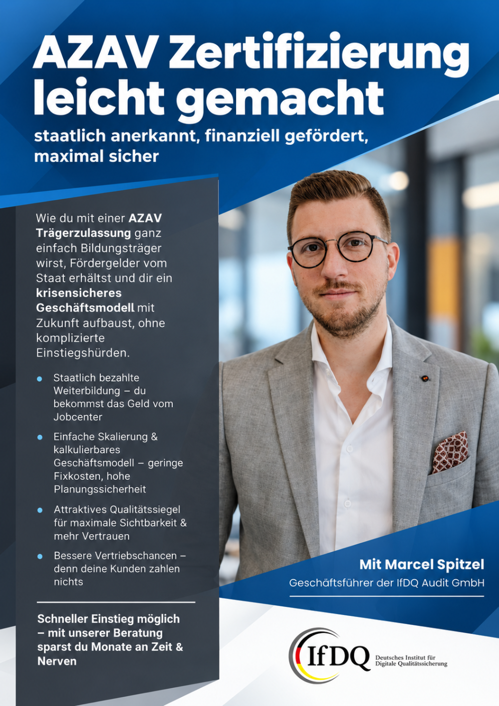 Der AZAV-Wegweiser: Mit der AZAV Zertifizierung als Coach, Trainer und Weiterbildungsanbieter gefördert, also kostenlos Weiterbildungen an Kunden anbieten! Hier erklärt!