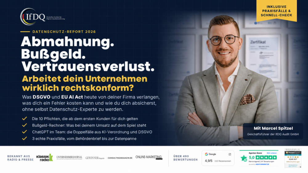 DSGVO und EU AI Act: Das musst du als Unternehmen jetzt erfüllen, um Sanktionen und Bußgelder zu vermeiden
