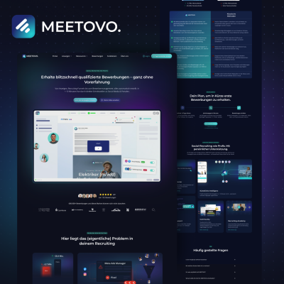 MEETOVO: Website-Relaunch für SaaS Recruiting-Software