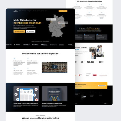 Webflow-Website für die Recruiting-Agentur Johannes Bopp