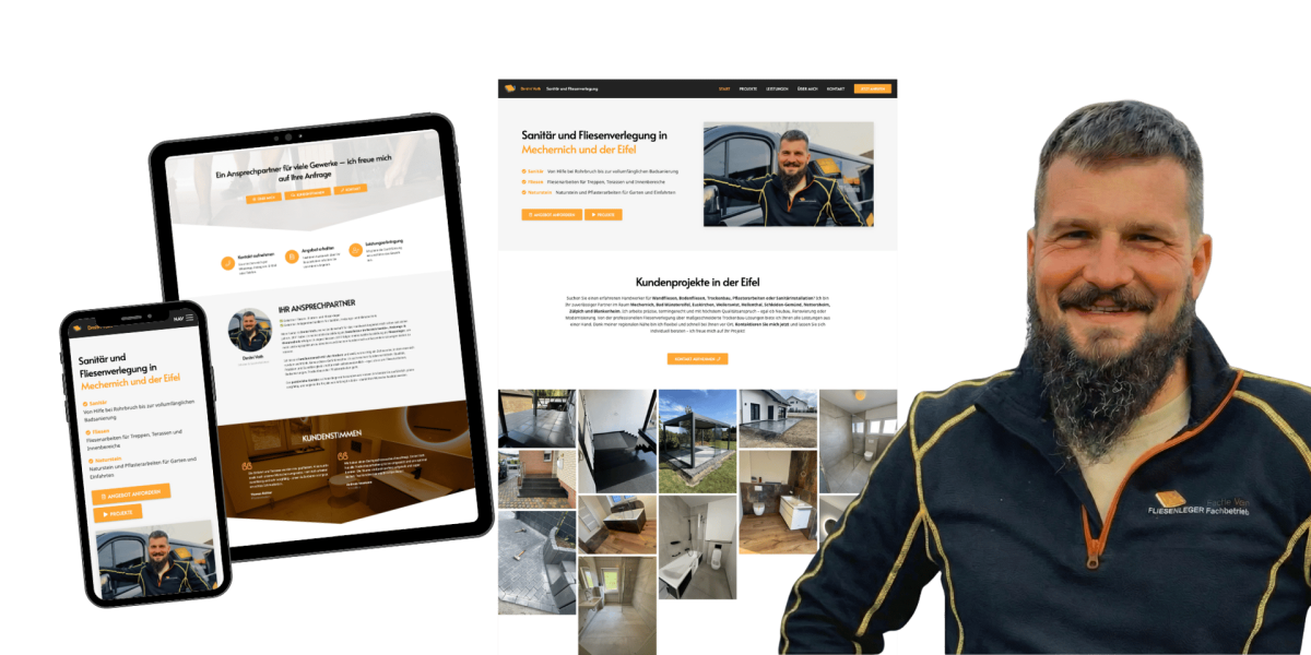 Neue Webseite von Sanitär & Fliesenverlegung Dmitri Voth