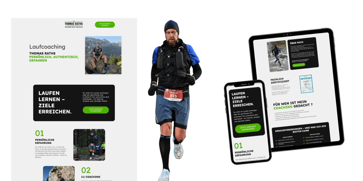 Neue Webseite von Thomas Raths - Laufcoaching