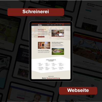 Schreinerei-Webseite für die Schwarzwald Schreinerei GmbH