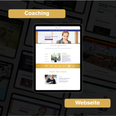 Coaching-Webseite für Prof. Dr. Katrin Keller