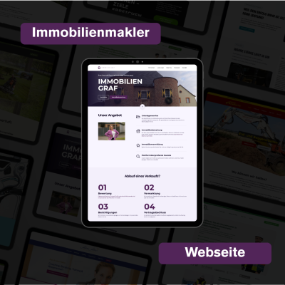 Immobilienmakler-Webseite stets synchron mit Maklersoftware