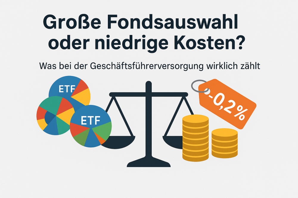 Besser eine große Fondsauswahl oder lieber niedrige Kosten