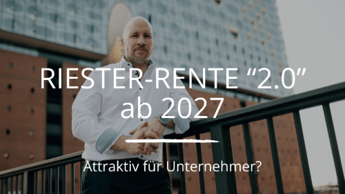 Das neue Altersvorsorgedepot löst ab 2027 die Riester-Rente komplett ab.