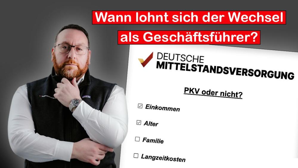 Wann sollten Unternehmer & Geschäftsführer in die private Krankenversicherung wechseln?