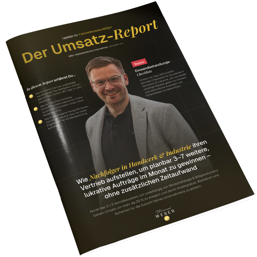 Der Umsatz-Report zur Gewinnung lukrativer Aufträge für Agenturen.