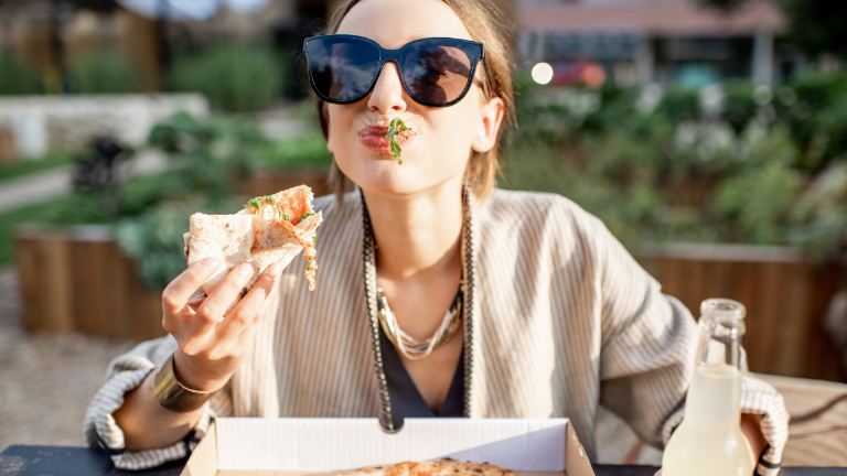 Verzicht auf Pizza, Burger, Schokolade, Chips, Alkohol,...