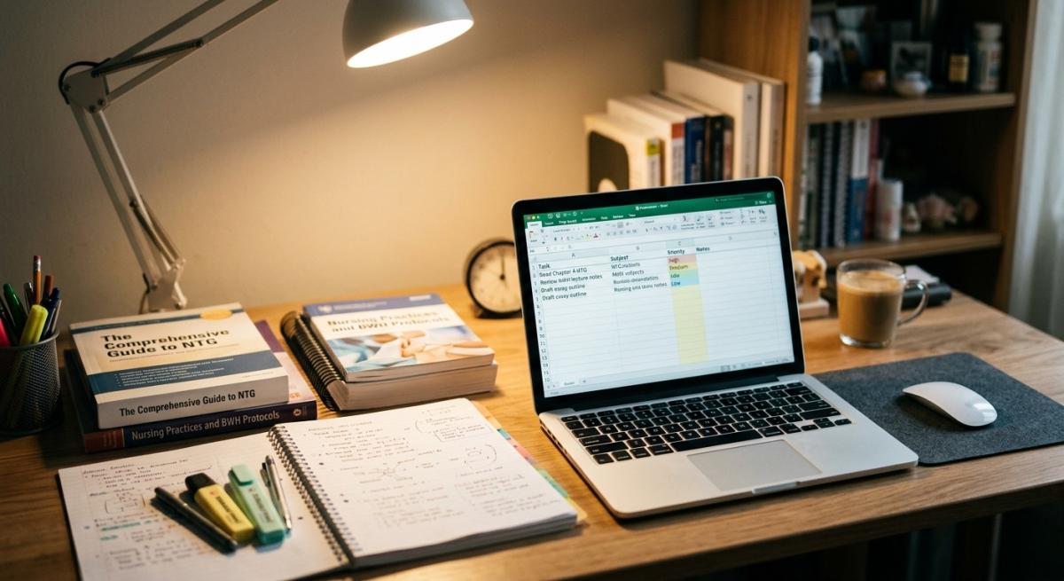 Excel Lernplan für Industriemeister