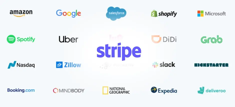 Bekannte Unternehmen, die Stripe nutzen.