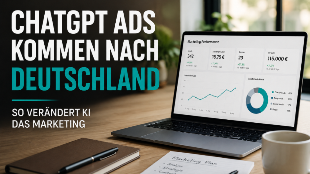 Eine Übersicht über ChatGPT Ads in Deutschland und deren Auswirkungen auf das Marketing.