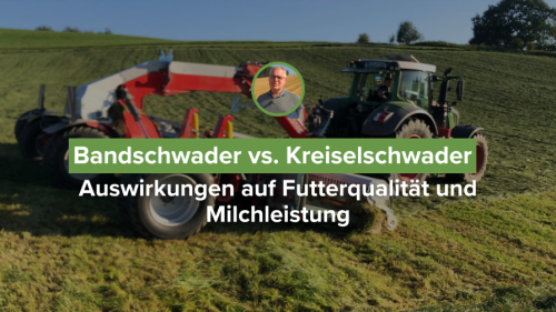 Bandschwader vs. Kreiselschwader: Auswirkungen auf Futterqualität und Milchleistung