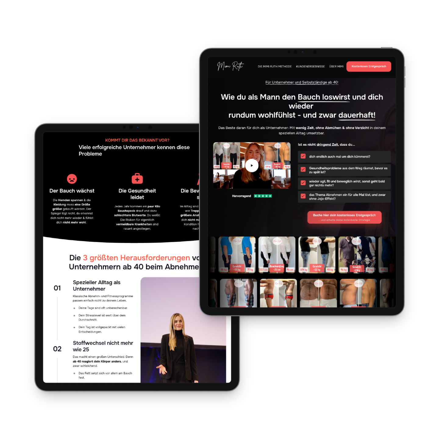 Unter 2 Wochen zur 2x Anfragenrate: Neuro-Webdesign für Mimi Ruth