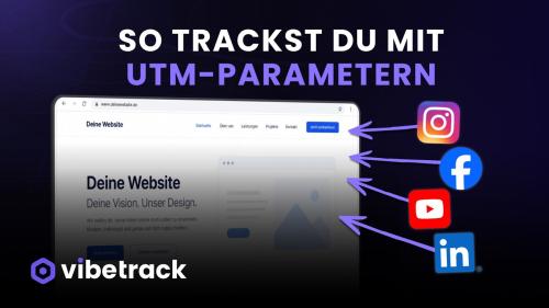 Erkläbild, wie UTM-Parameter auf eine Webseite zeigen