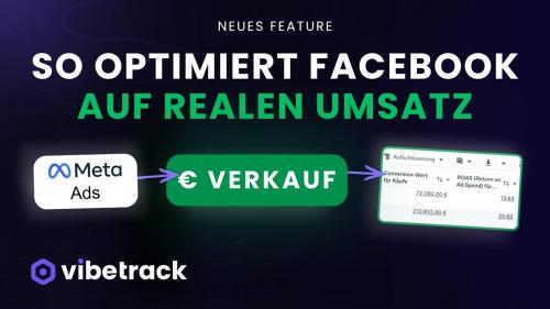 Bild das zeigt, dass Facebook auf Umsatz optimiert