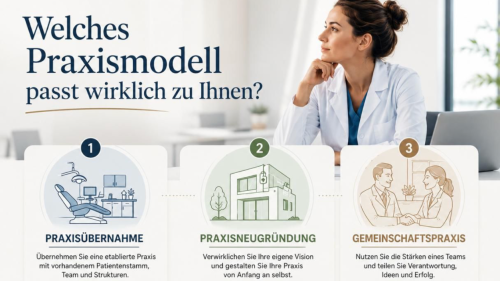 Welches Praxismodell passt zu Ihnen?
