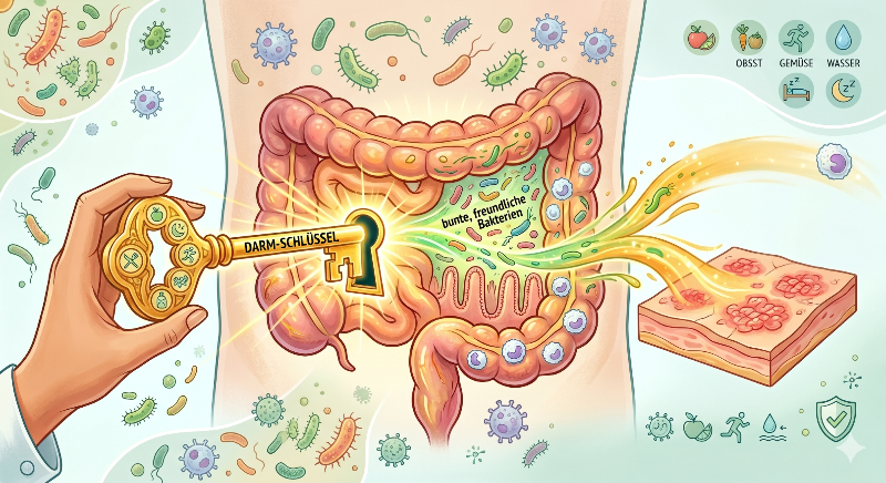 Der Darm spielt eine entscheidende Rolle bei Psoriasis