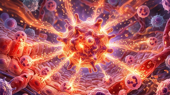 Die TH17 Helferzelle ist überaktiv und verursacht erhöhte Entzündungen
