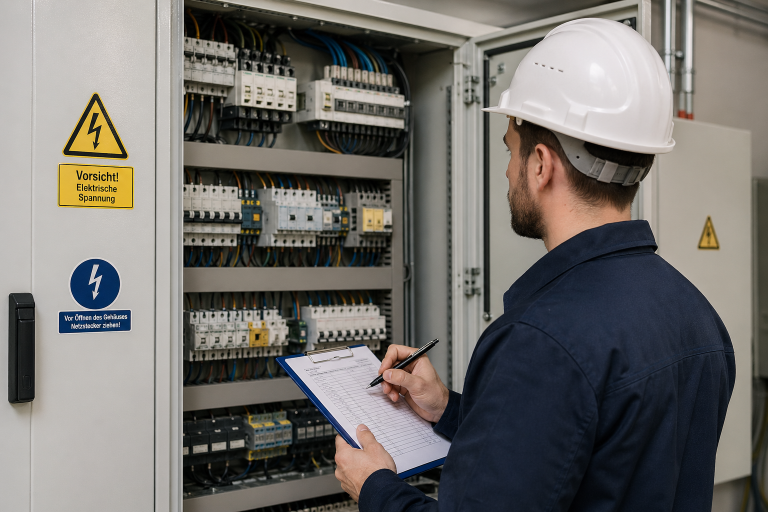 Jede elektrische Anlage muss unter der Verantwortung einer Person, des Anlagenbetreibers, stehen.


