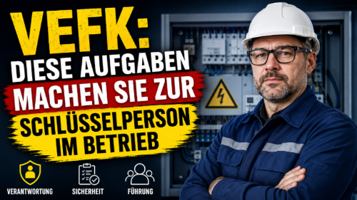 VEFK: Diese Aufgaben machen sie zur Schlüsselperson im Betrieb