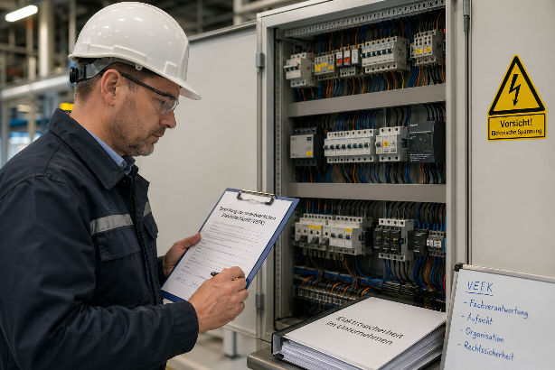 Für den sicheren Betrieb der elektrischen Anlagen ist die VEFK notwendig