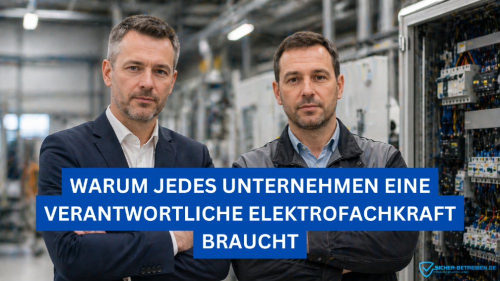 Warum jedes Unternehmen eine verantwortliche Elektrofachkraft braucht