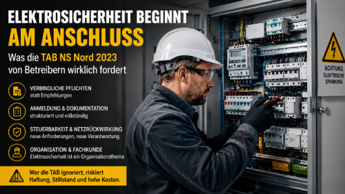 Elektrosicherheit beginnt am Anschluss