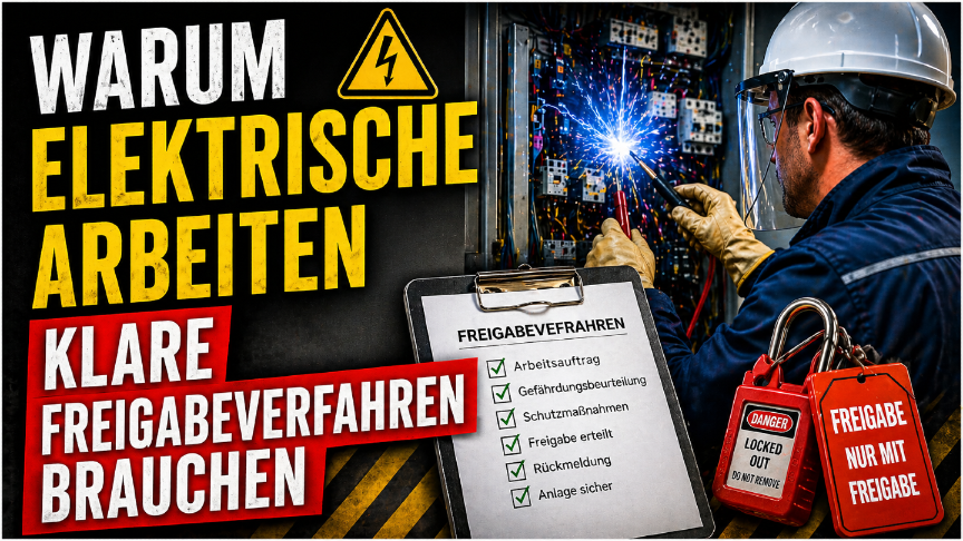 Warum elektrische Arbeiten klare Freigabeverfahren brauchen