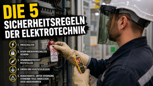 Die 5 Sicherheitsregeln der Elektrotechnik: So schützen Sie sich zuverlässig