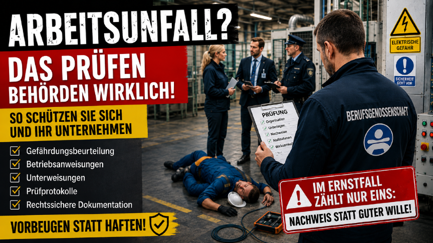 Was Behörden nach einem Arbeitsunfall wirklich prüfen