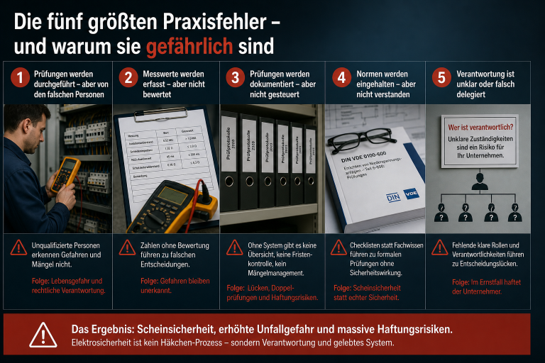 Die fünf größten Praxisfehler
