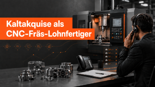 Kaltakquise als CNC-Fräs-Lohnfertiger - so gewinnen Sie neue Kunden!