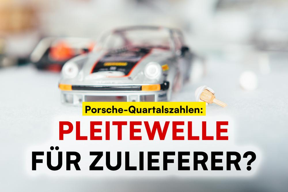 Die Porsche Maschinerie stottert: folgt eine Pleitewelle für Zulieferer?