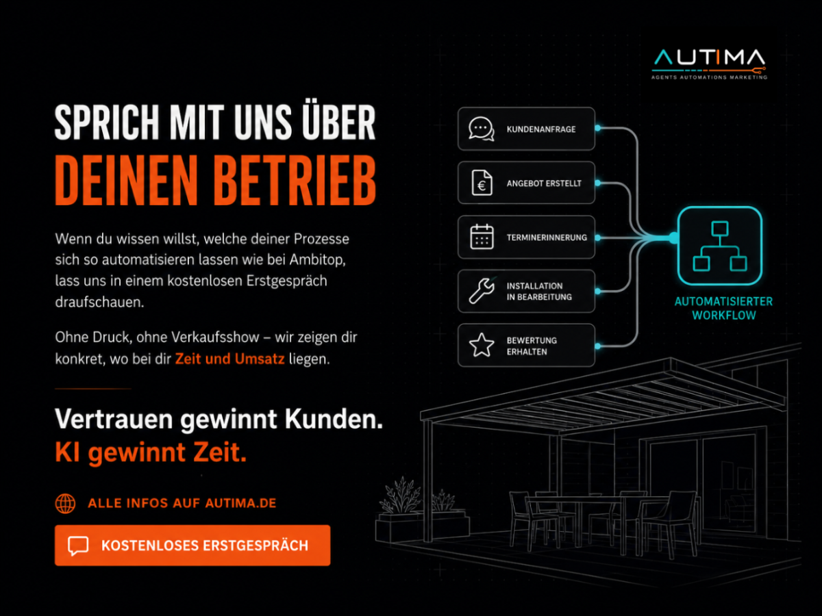 Sprich mit uns über deinen Betrieb