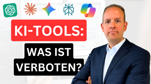 Welche KI Tools sind verboten? Welche sind erlaubt? Felix Schweinebraten, LL.M. klärt auf!
