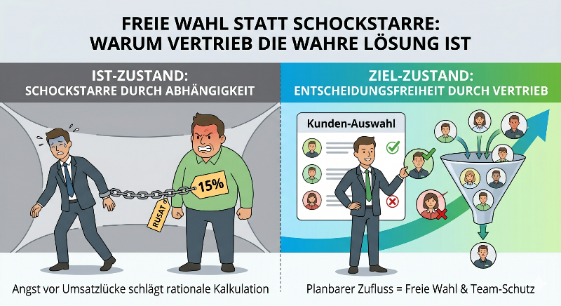 Infografik: Warum Vertrieb die wahre Lösung ist