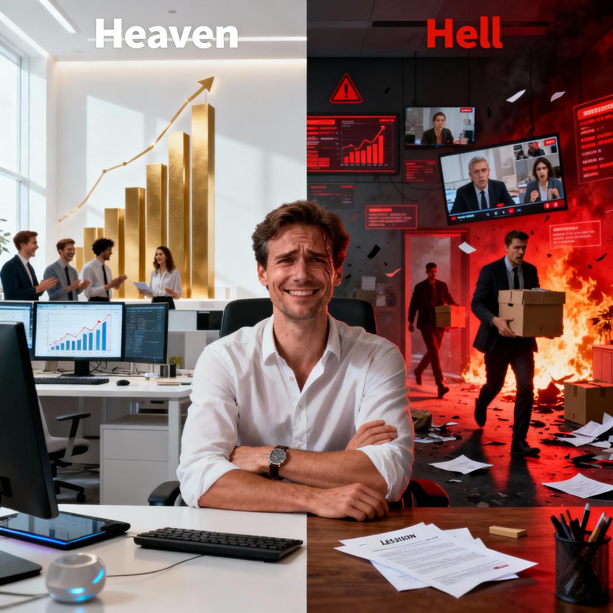 Aktuell ist es zum Glück noch nicht so schlimm. Aber bald gibt es nur noch weniger Gewinner und viele Verlierer.