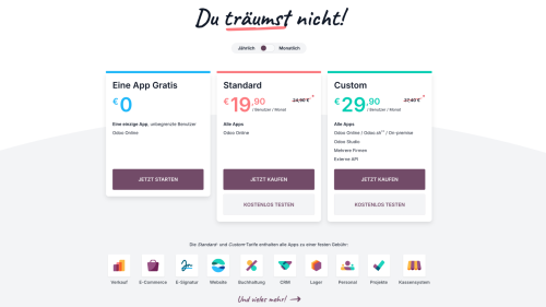 Keine versteckten Kosten - Alle Apps inklusive!