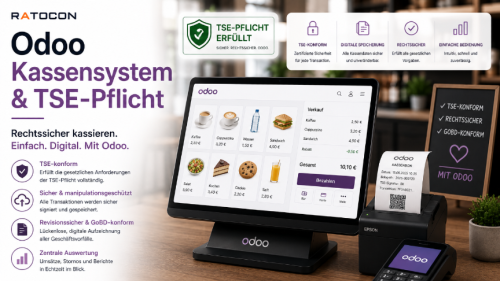 Wie du dein Odoo POS finanzamtkonform nach KassenSichV betreibst